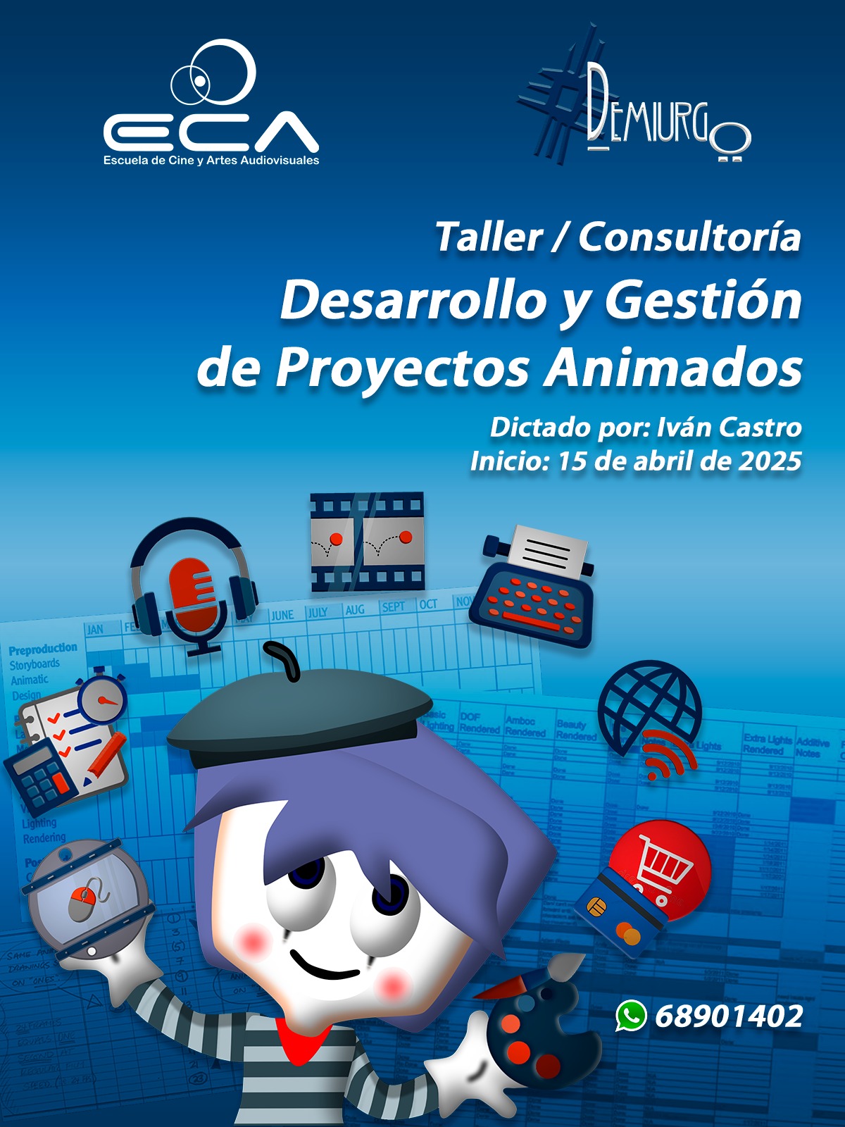 Foto de TALLER CONSULTORIA "DESARROLLO Y GESTIÓN DE PROYECTOS ANIMADOS"